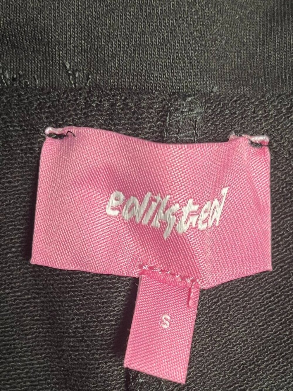 Edikted Black Wide Leg Foldover Lounge Pants Size S - Picture 7 of 10